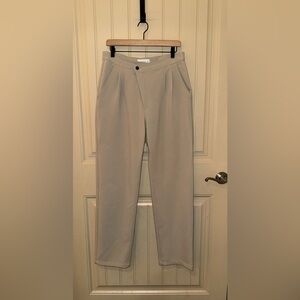 Abercrombie & Fitch Tailored Relaxed Straight Leg Pant Crossover Waist Sz Medium